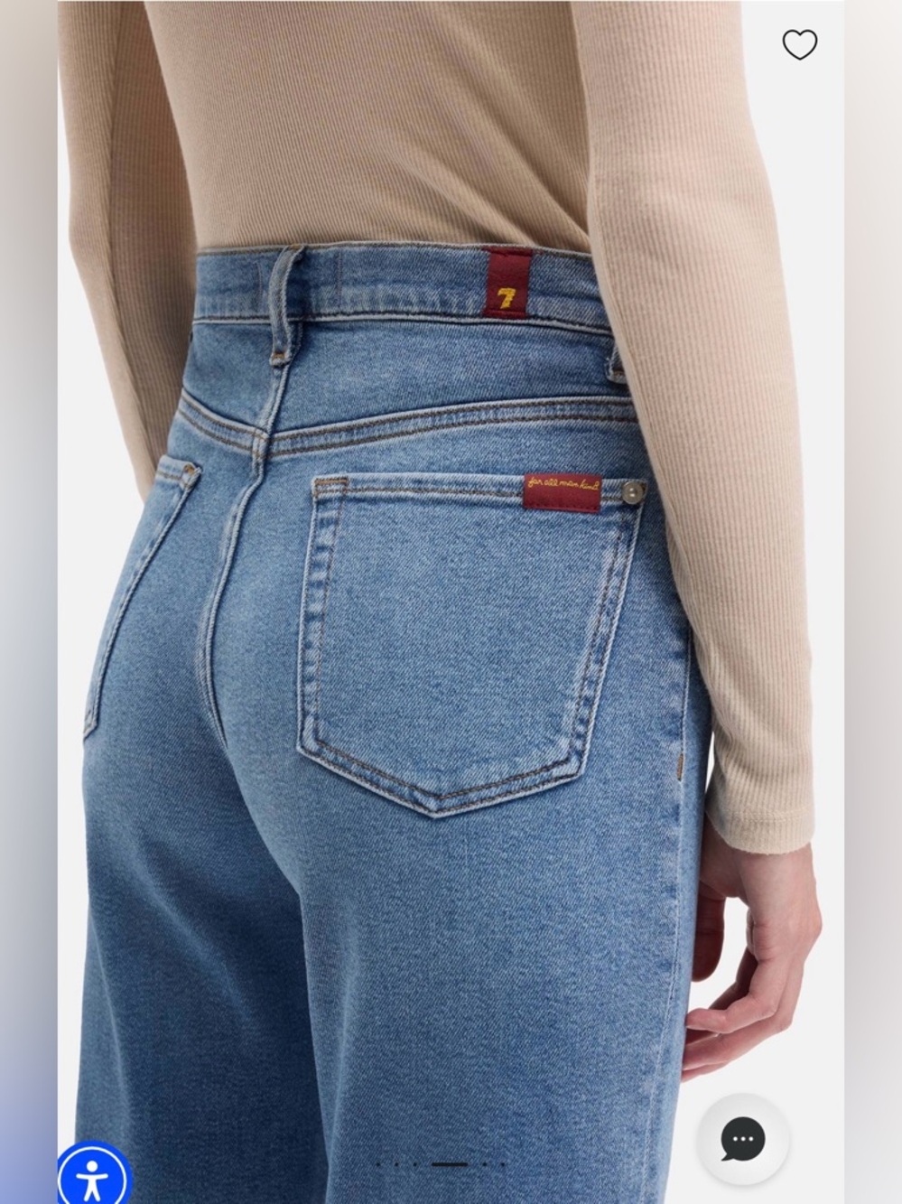 7 for all mankind TAILORLESS PATCH POCKET MODERN DOJO in Luxe Vintage Sz 27P - Picture 3 of 11